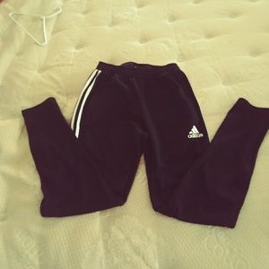 Men Adidas track pants black size Medium (slim fit
